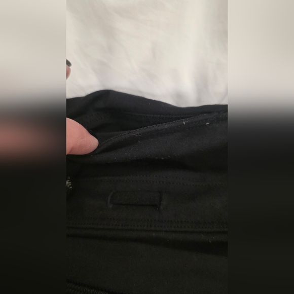 Athleta Rainier Tight XS Black Reflective Running Leggings Zip Pocket - Picture 6 of 10